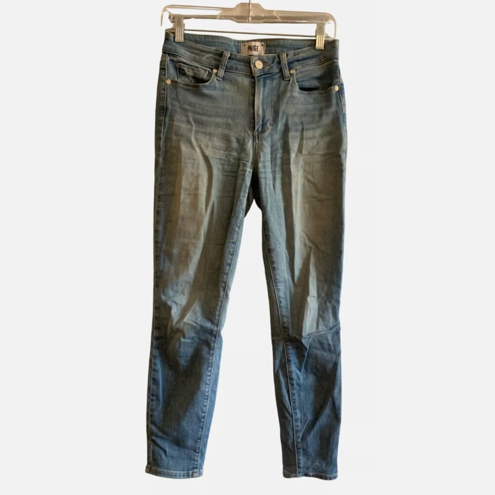 Paige Jeans Hoxton Crop Size 26 W, Inseam 25, Blue